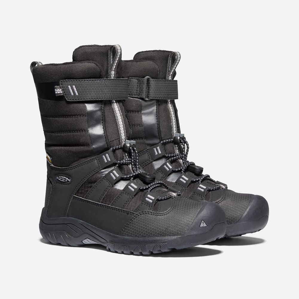 Botas de Invierno Keen Mexico Negros - Niños Winterport Neo Waterproof - IU4127369